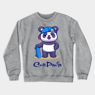 panda kid lover Crewneck Sweatshirt